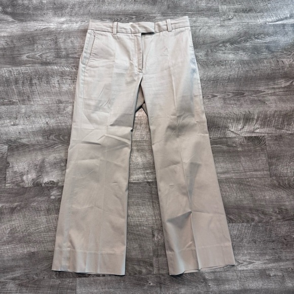 Babaton Pants - Babaton Aritzia Tailored Ankle Light Beige Straight Leg Trouser Pant Womens Sz 8
